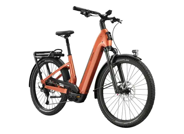 Cannondale Tesoro X 1 LSTH Orange Slice niskowejsciowy rower elektryczny trekkingowy