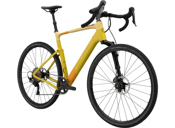 Cannondale Topstone Carbon 2 Lefty gravel rower Laguna Yellow