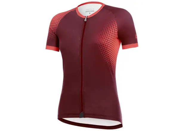 Dotout Square damski dres krótki rękaw Bordeaux