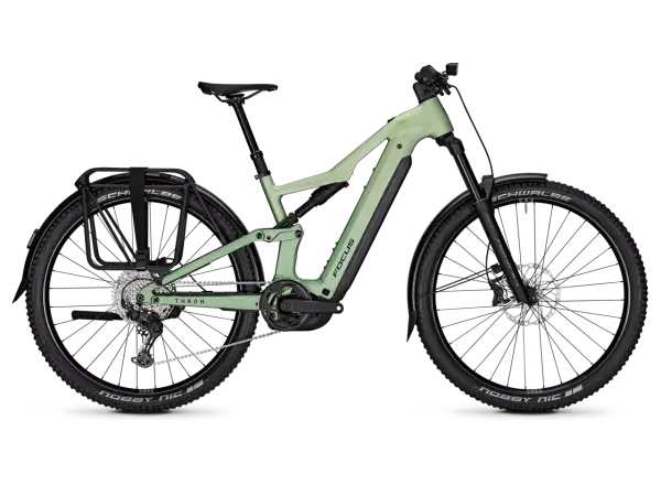 Focus THRON 7 EQP 720Wh w pełni amortyzowany rower elektryczny Mintgrey / Artichokegreen