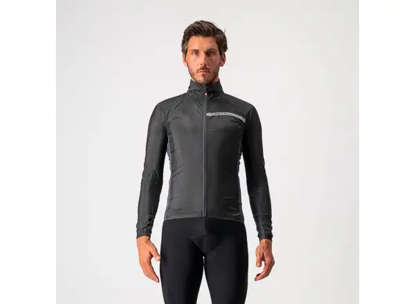 Castelli Squadra Stretch męska kurtka light black/dark gray