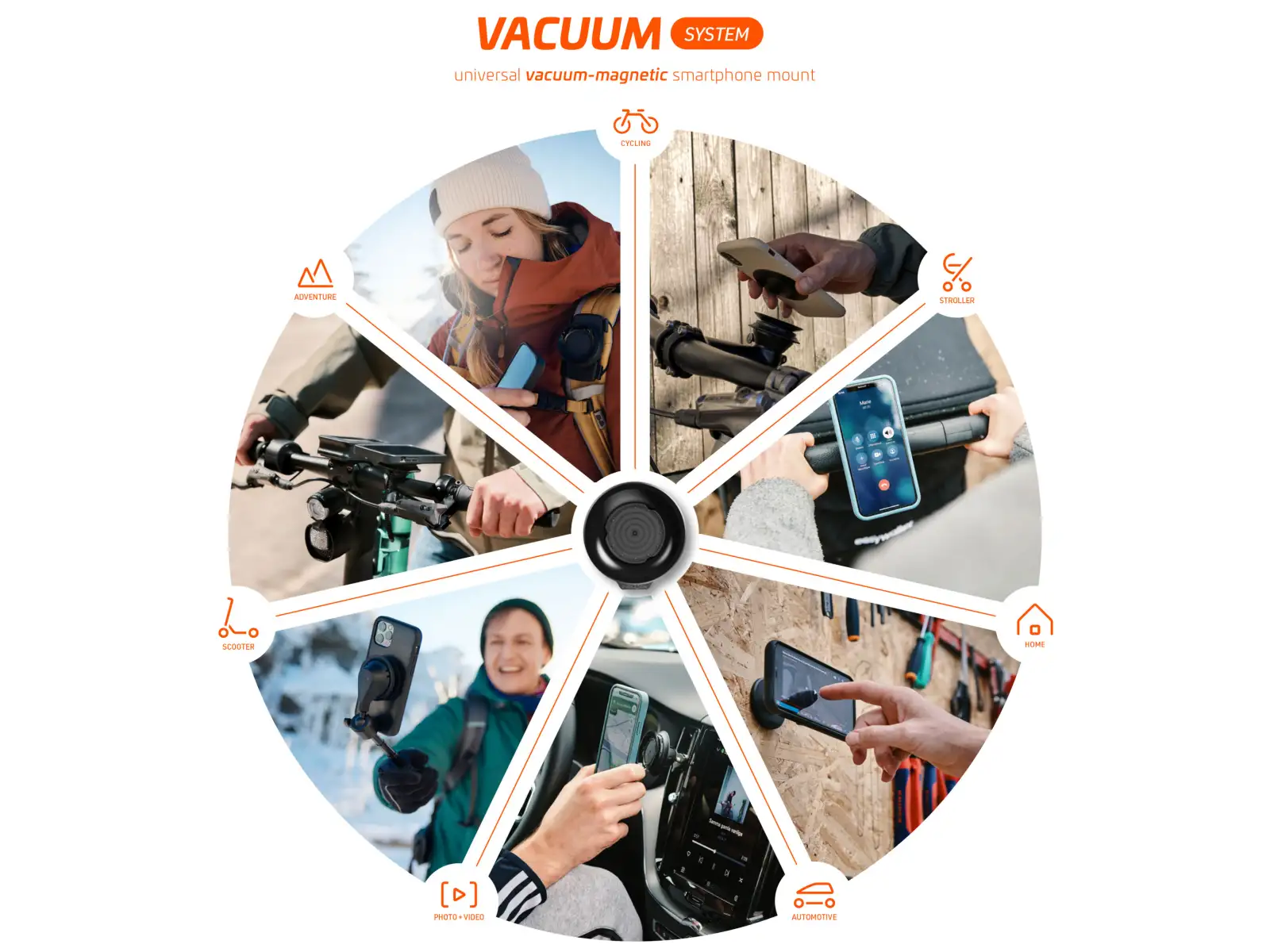 Fidlock Vacuum magnetyczna osłona na Apple iPhone 16 Pro