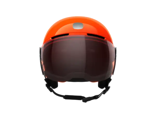 POC POCito Obex Visor dziecięcy kask narciarski Fluorescent Orange
