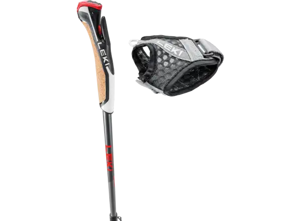 Leki Instructor Lite kije trekkingowe Dark anthracite/Gray/Red rozm.100-125 cm