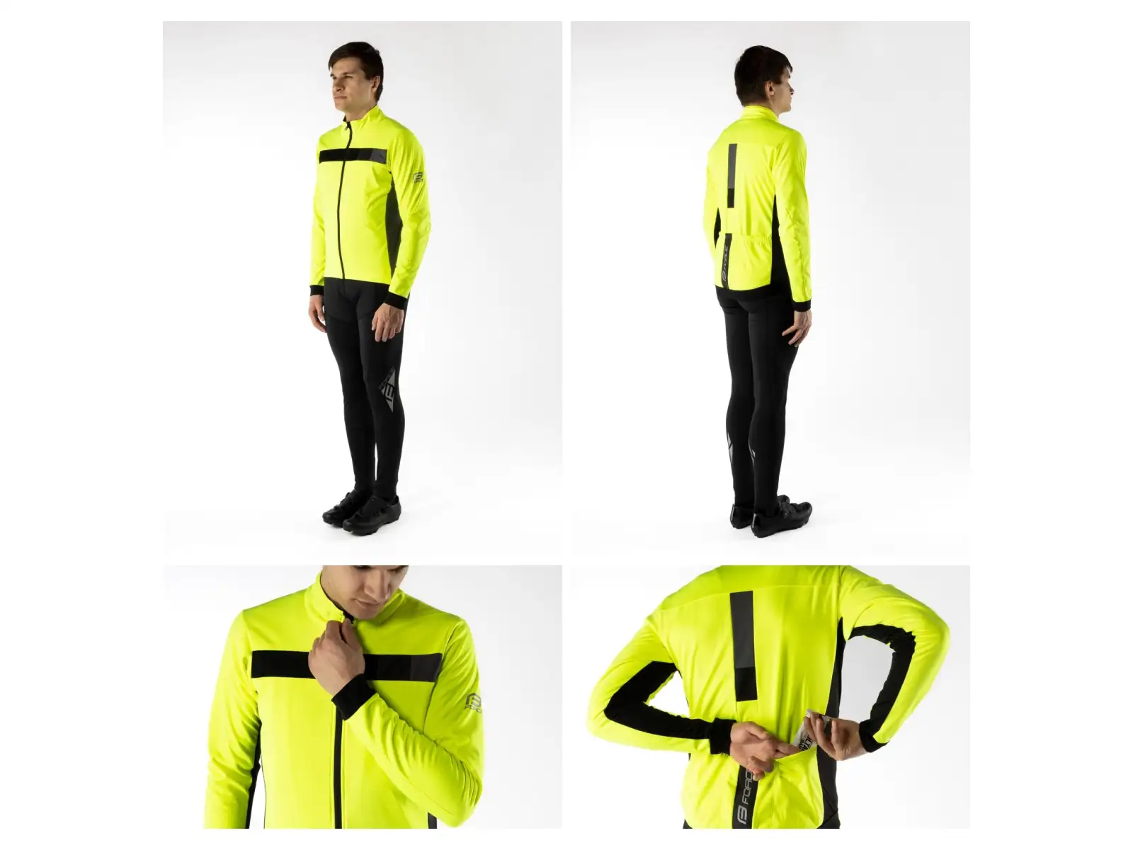 Force Frost softshellowa kurtka fluo/czarna