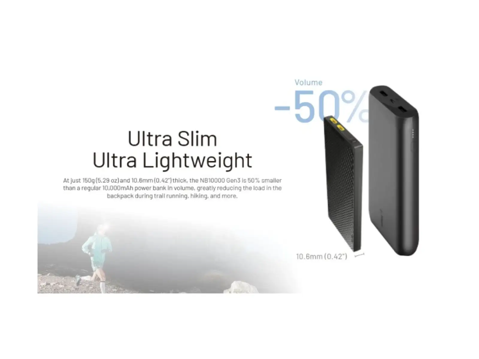 Nitecore wydajny Powerbank NB10000 Gen3