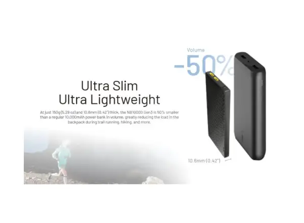 Nitecore wydajny Powerbank NB10000 Gen3