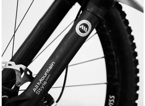 All Mountain Style ochronne naklejki na widelec Black/Silver
