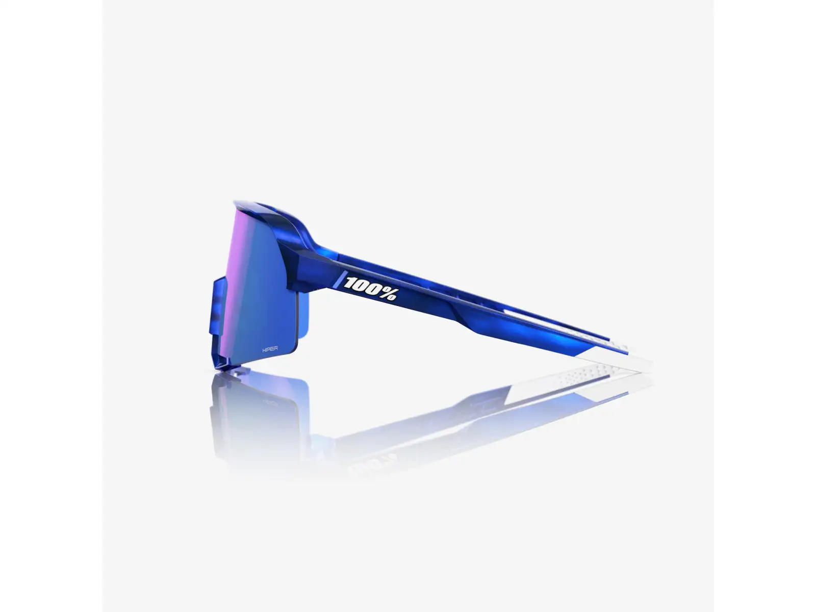 100% S3 okulary RBH Gloss Blue Holographic/HiPER Royal Blue Mirror Lens