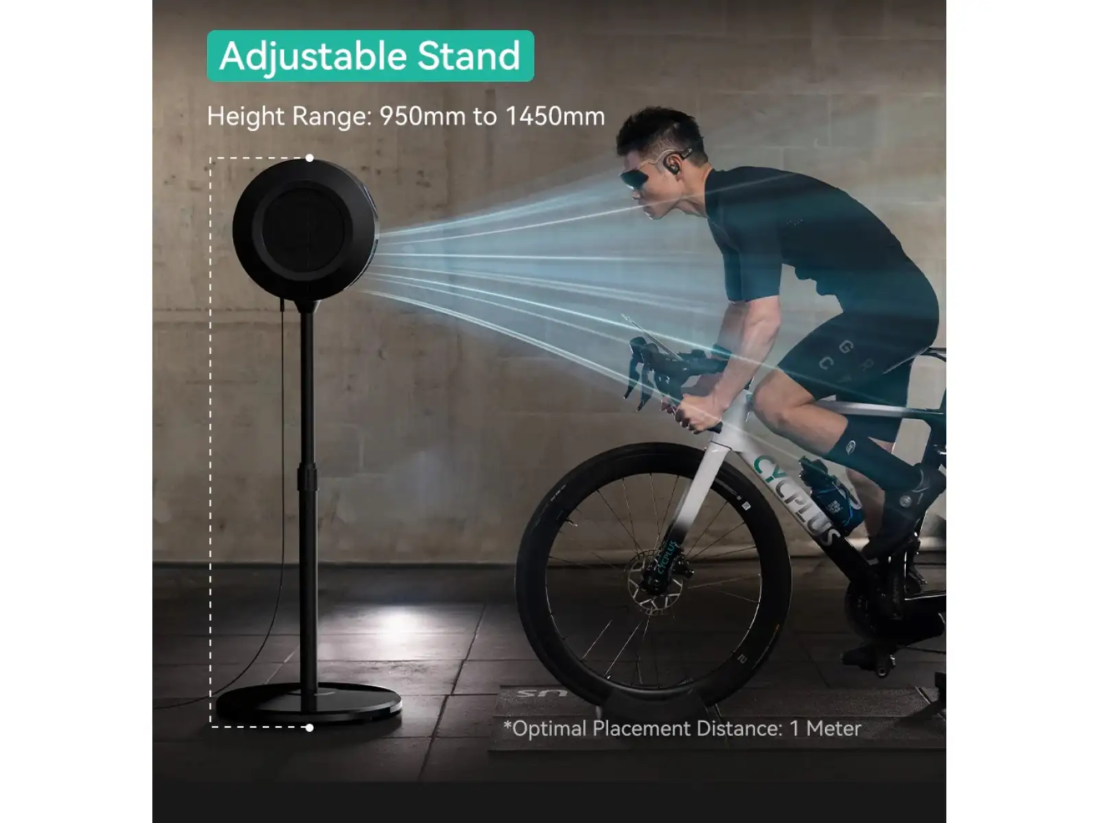 Cycplus F1 elektronicznie sterowany wentylator