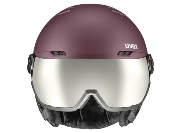 Uvex Wanted Visor kask narciarski bramble/antique rose