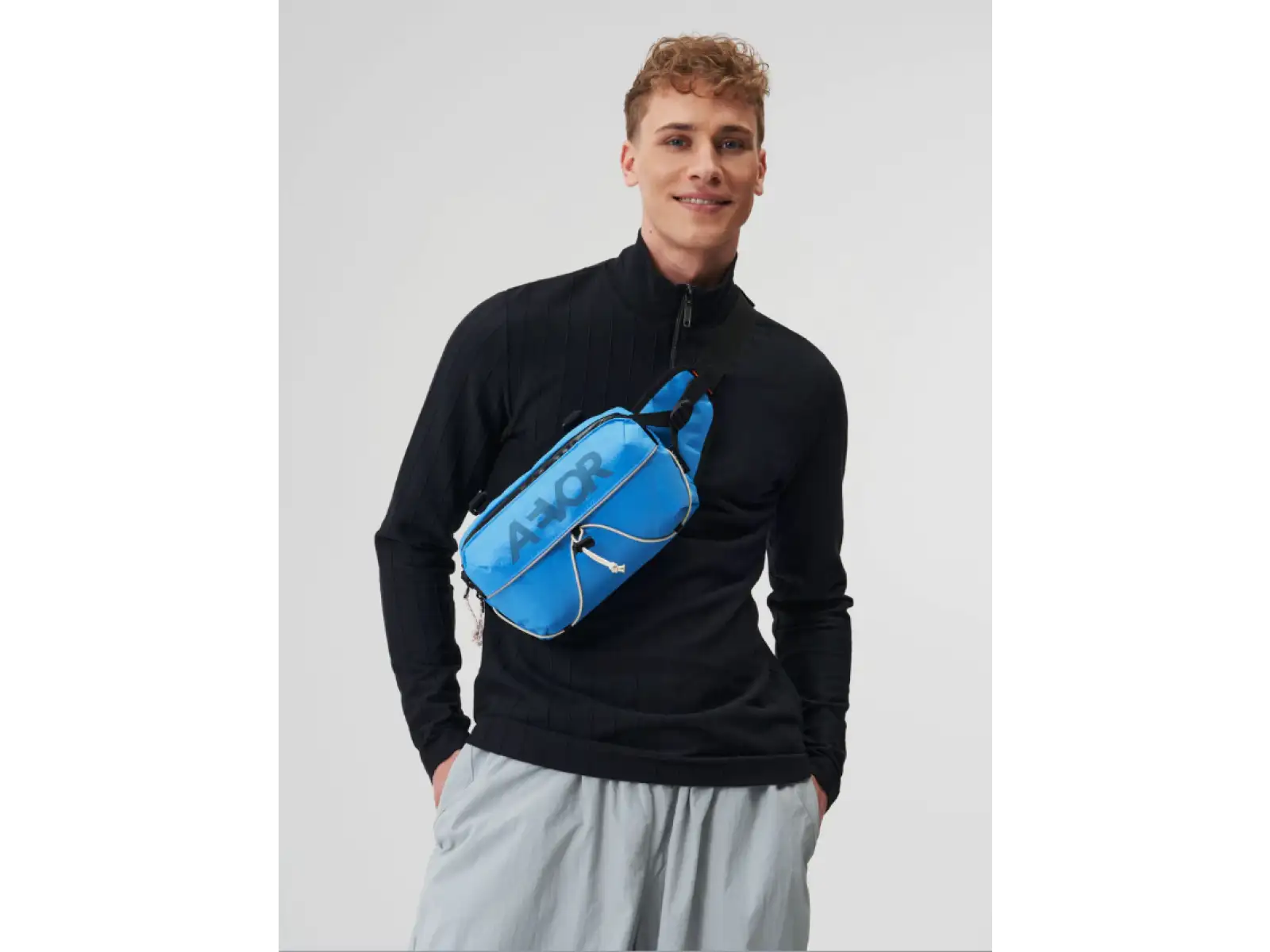 Aevor Bar Bag torba na ramię/nerka/rower kierownica Proof Retro Blue
