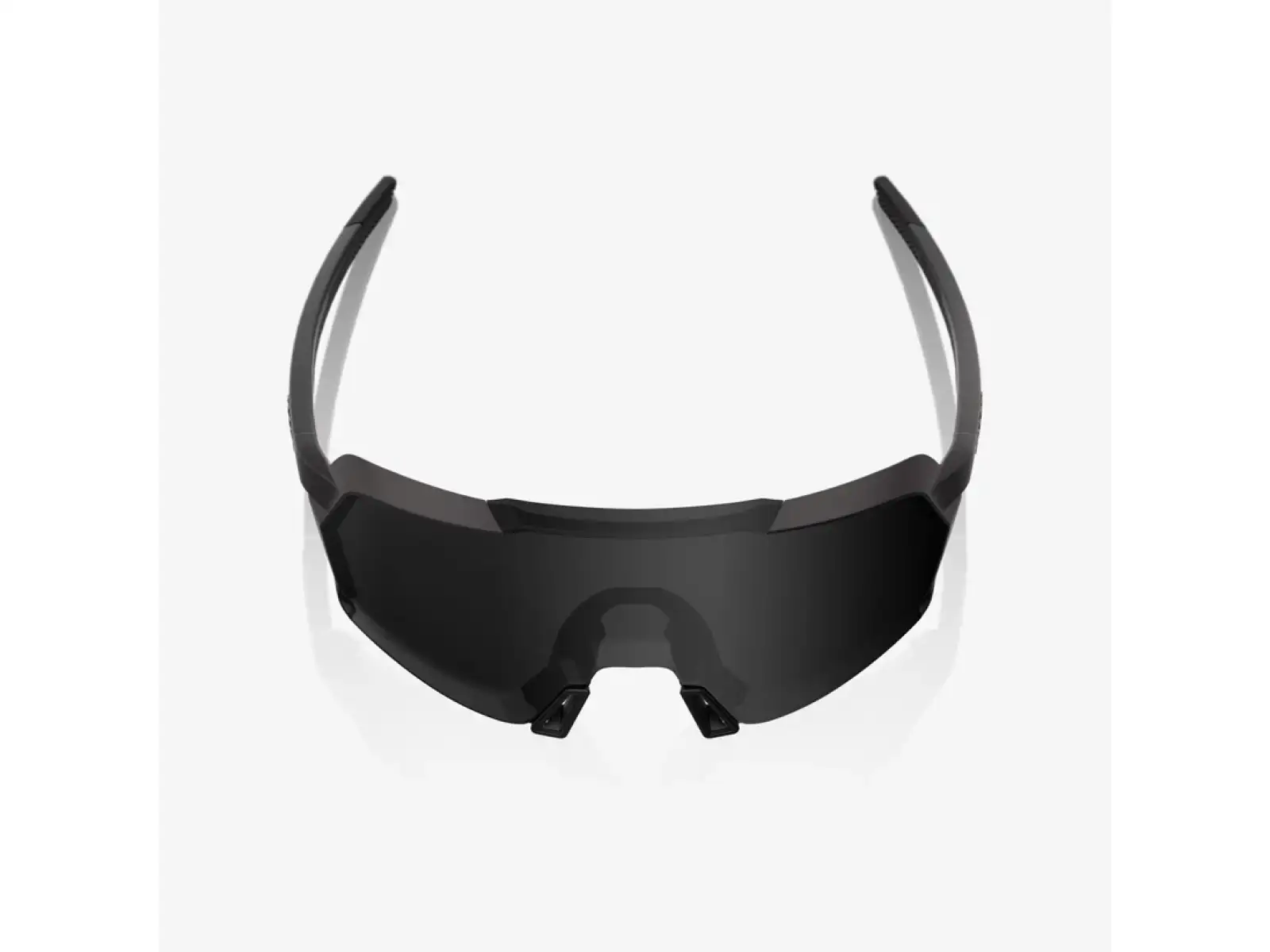 100% Korbin okulary przeciwsłoneczne Matte Black Gloss Black/Black Mirror