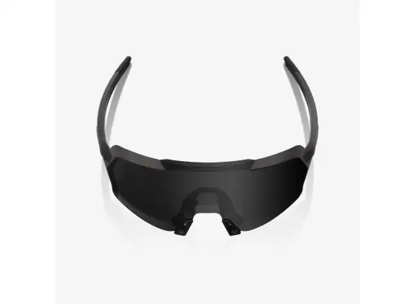 100% Korbin okulary przeciwsłoneczne Matte Black Gloss Black/Black Mirror