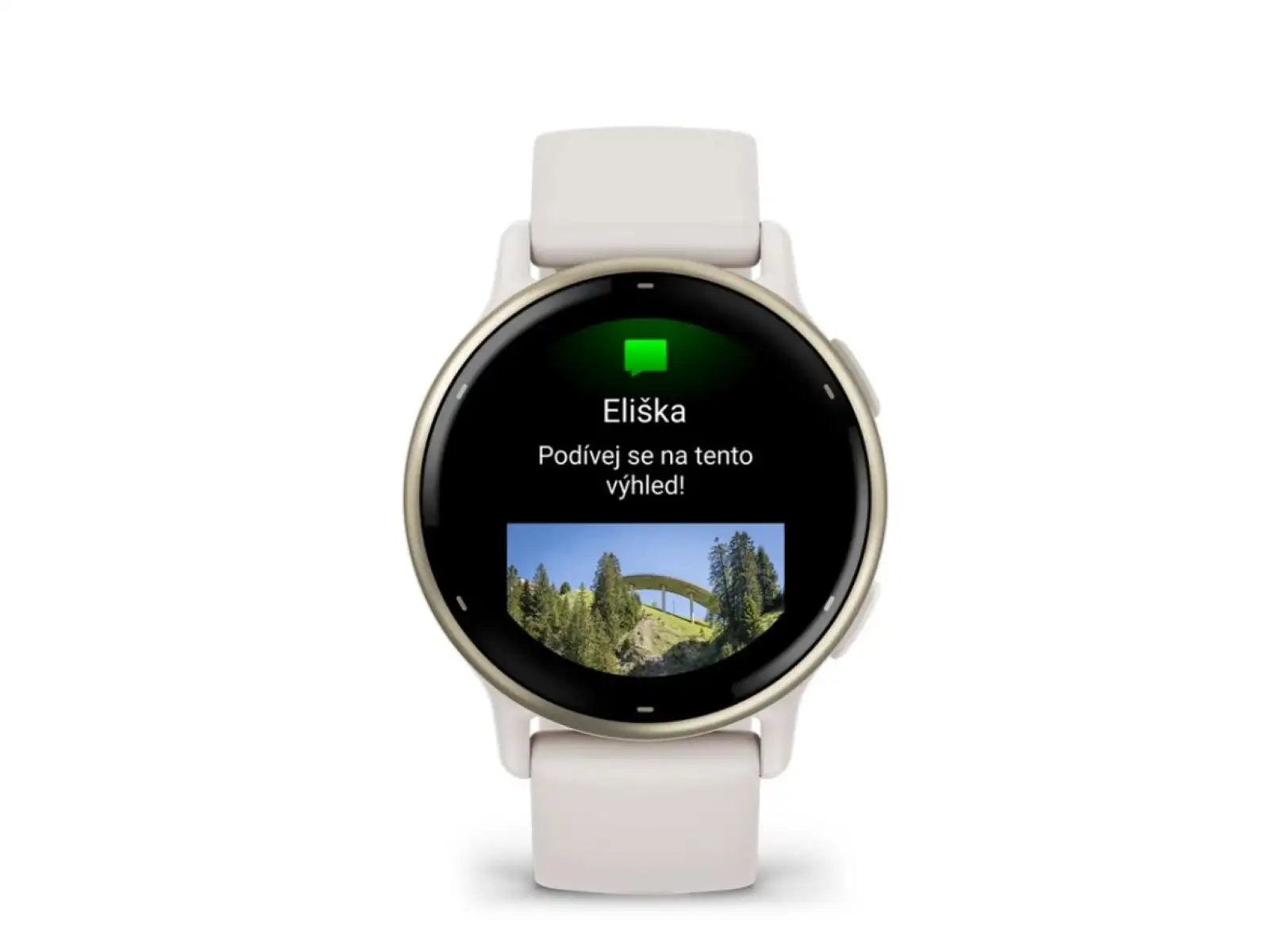 Garmin vívoactive 5 inteligentny zegarek Ivory/Cream Gold