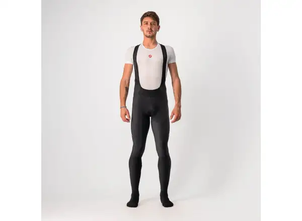 Castelli Velocissimo 5 męskie spodnie z szelkami black/silver reflex