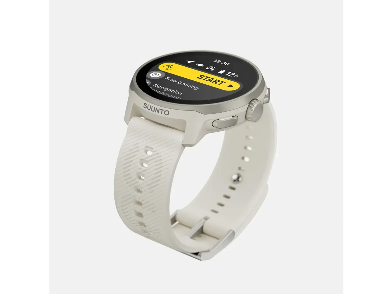 Suunto Run inteligentny zegarek silikonowy pasek Frost Gray