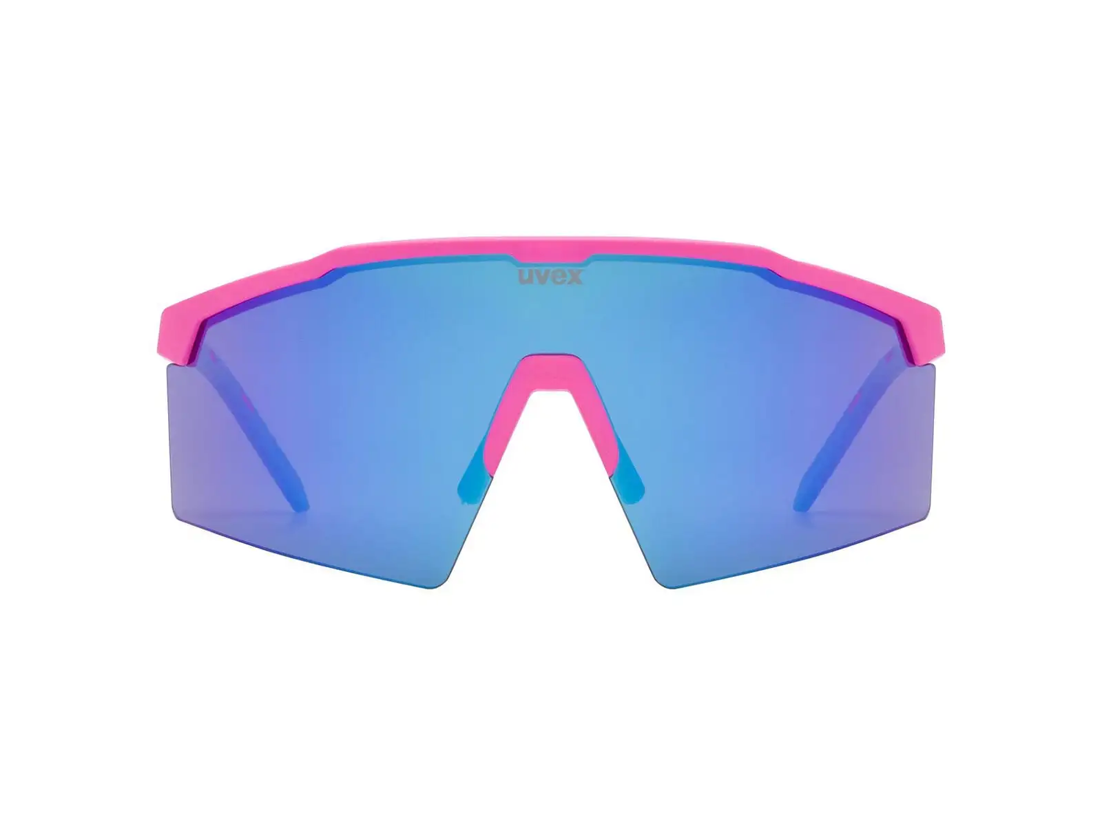 Uvex Flowline okulary przeciwsłoneczne Pink Matt/Mirror Blue