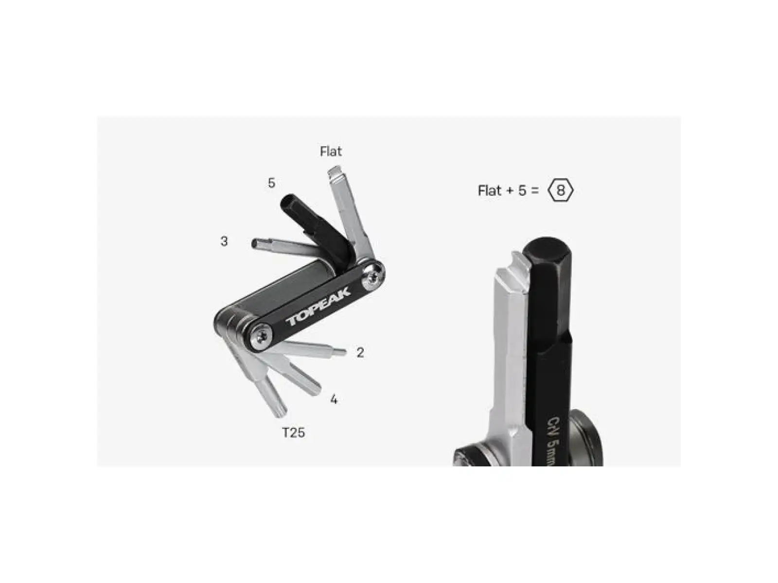 Topeak BB Hide'n Tool zestaw narzędzi 7 funkcji czarna