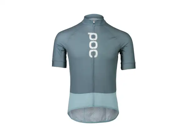 POC Essential Road Logo męska koszulka z krótkim rękawem Calcite Blue/Mineral Blue