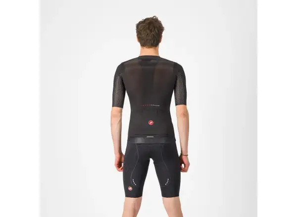Castelli Free Aero Race męskie spodenki z wkładką i szelkami Black