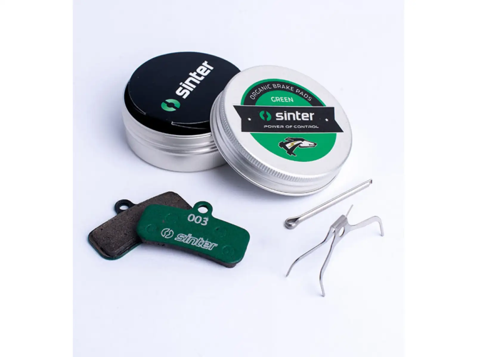 Sinter Shimano D Type klocki hamulcowe polimer zielona