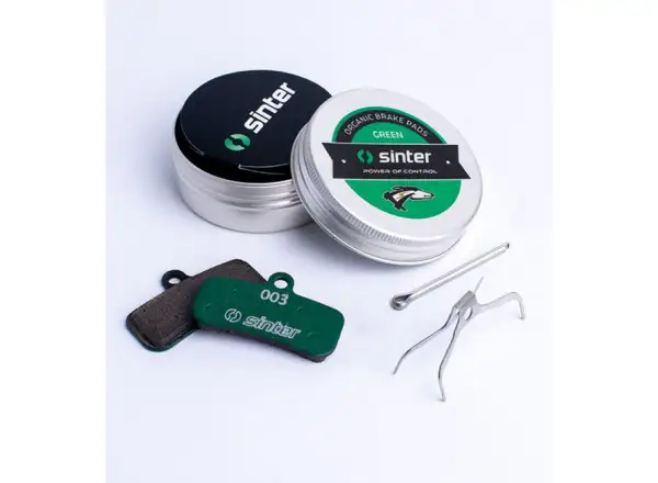 Sinter Shimano D Type klocki hamulcowe polimer zielona