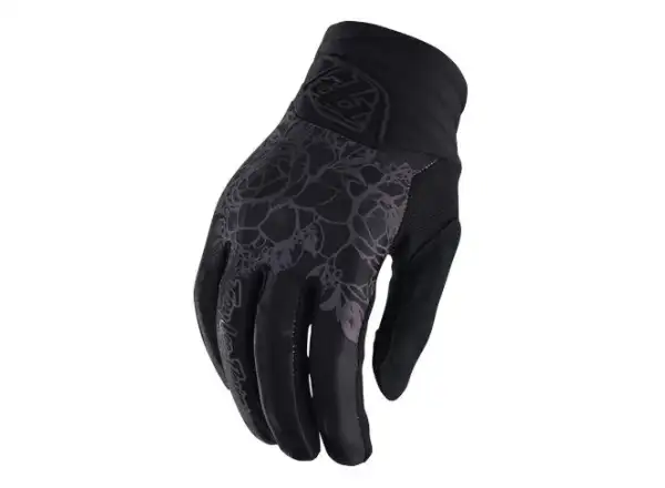 Troy Lee Designs Luxe damskie rękawice Floral Black