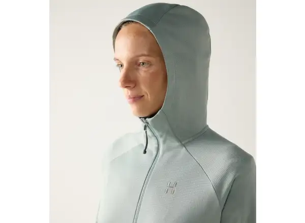 Haglöfs Korp Mid Hood damska bluza Dew Green