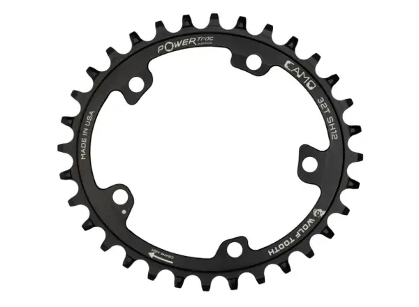 Wolf Tooth Camo owalny przedni zębatka dla Shimano 12 spd.