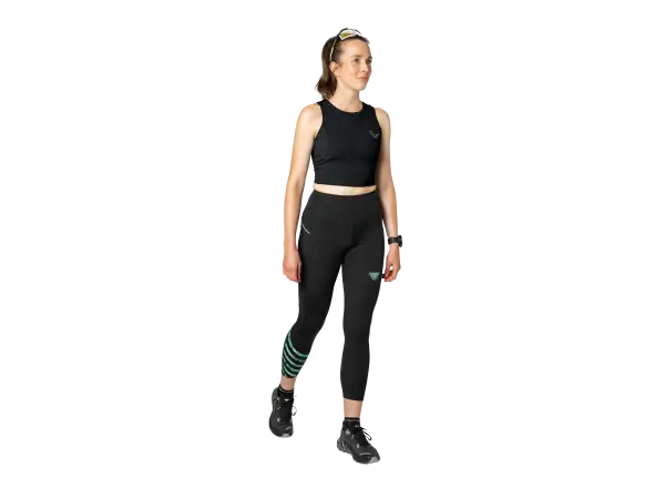 Dynafit Trail Crop Top damska koszulka bez rękawów Black Out