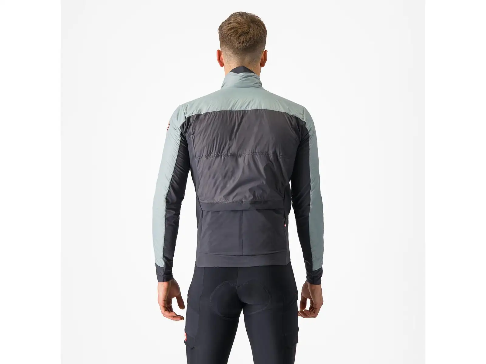 Castelli Unlimited Puffy męska kurtka Defender Green/Dark Grey