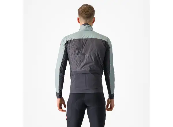 Castelli Unlimited Puffy męska kurtka Defender Green/Dark Grey