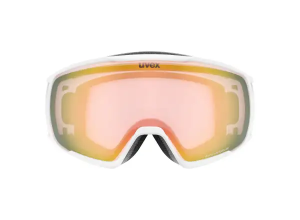 Uvex Vitorious Small V gogle narciarskie white matt/rose - clear