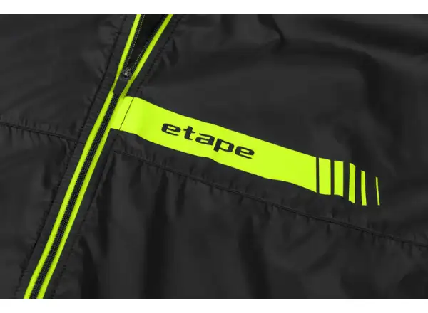 Etape Bora 2.0 męska wiatrówka czarna/żółta fluo