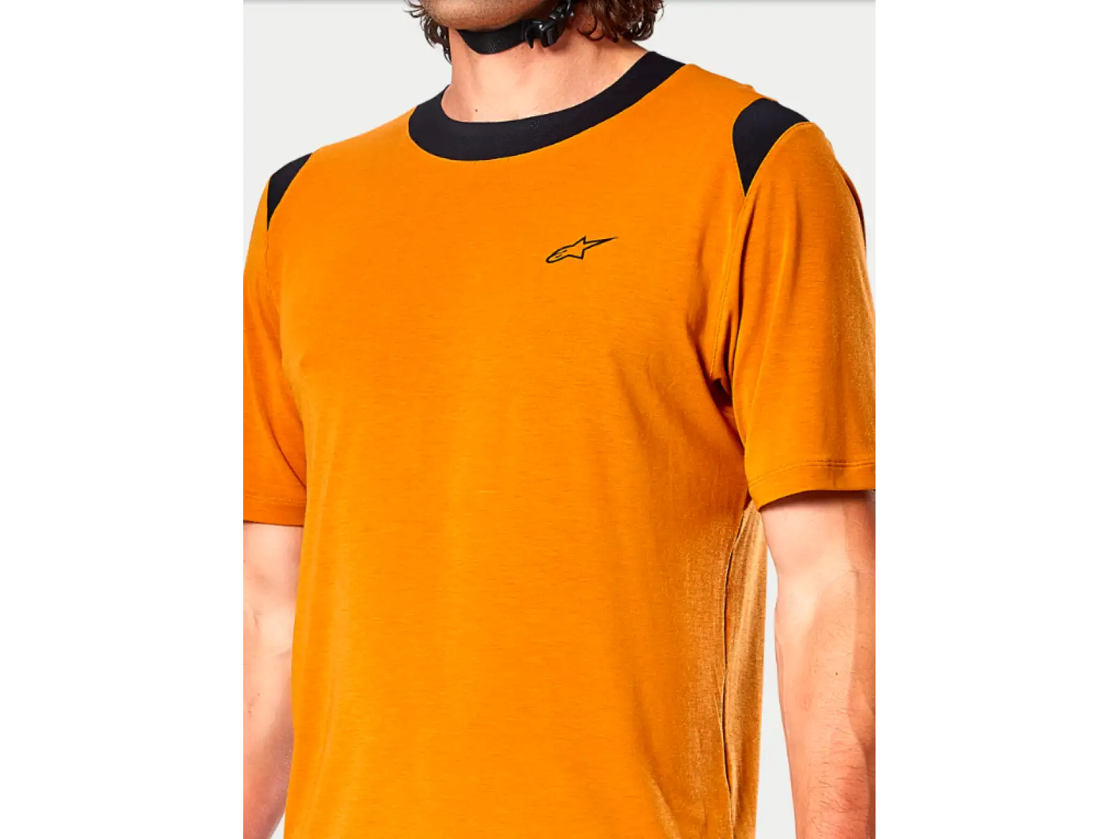 Alpinestars A-Dura Dri Wool męska koszulka krótki rękaw Dark Gold