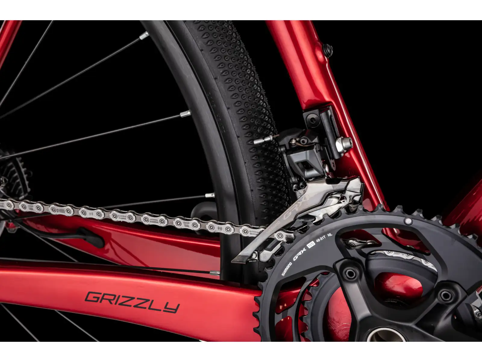 4Ever Grizzly Race rower gravel Flame red