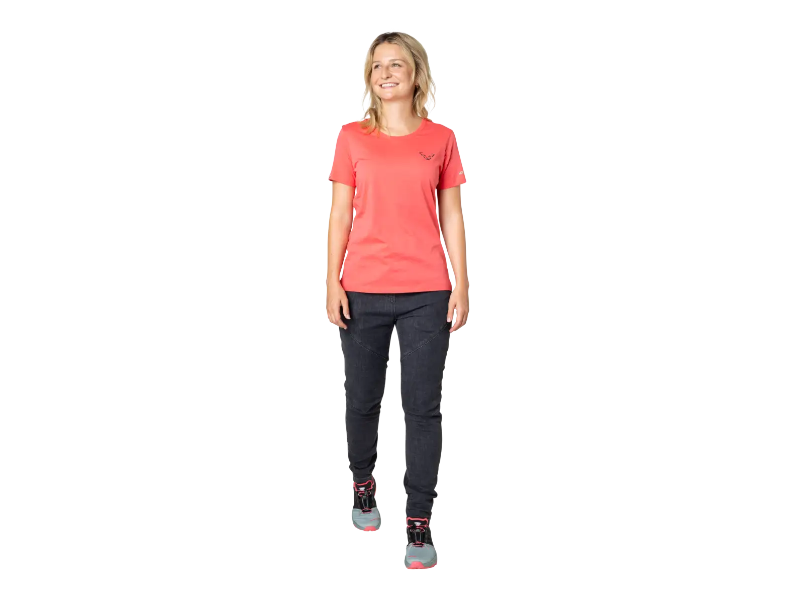 Dynafit 24/7 Graphic damski t-shirt krótki rękaw Cabana/Striped Elevation