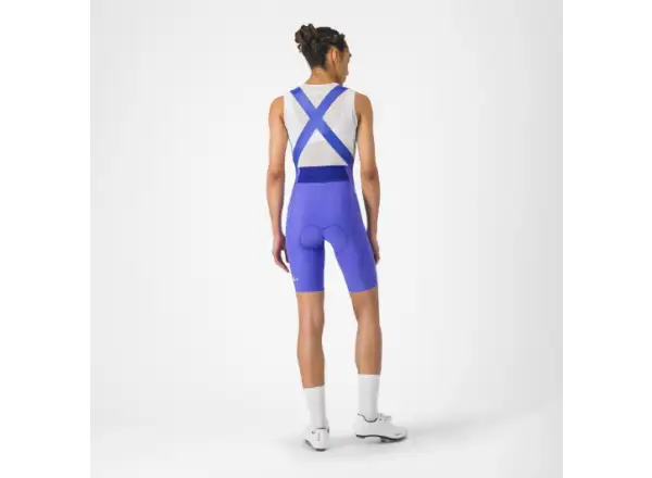 Castelli Espresso 2 W damskie spodenki z wkładką i szelkami Ultraviolet