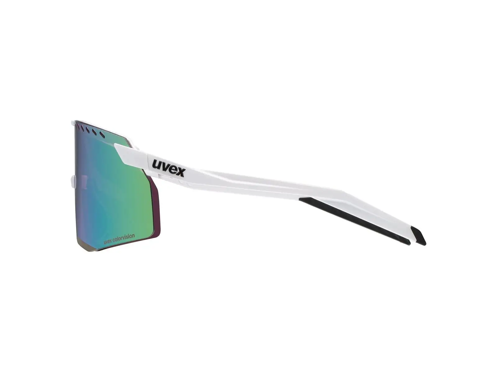 Uvex Pace Stage Colorvision okulary White Matt/Mirror Green