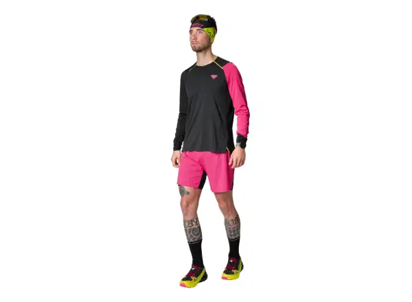 Dynafit DNA Ultra 2v1 męskie spodenki biegowe Pink Glo