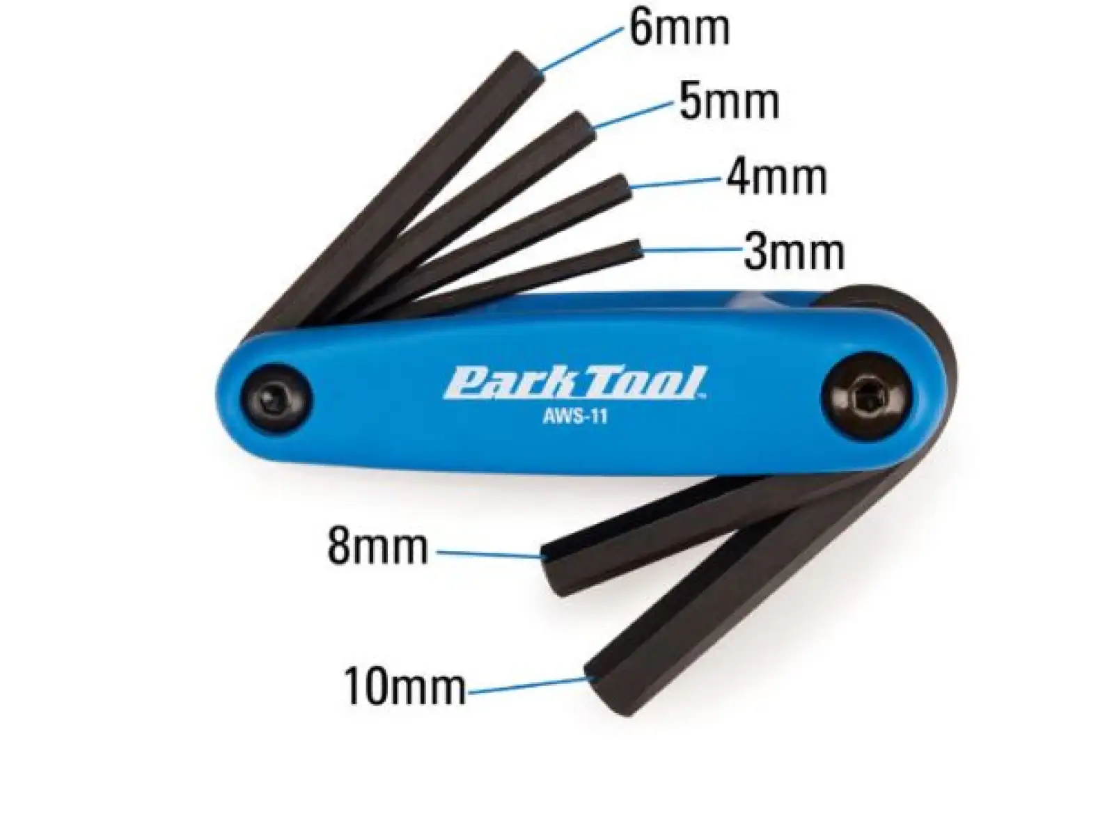 Park Tool AWS-11 zestaw kluczy w nożu 6 sztuk
