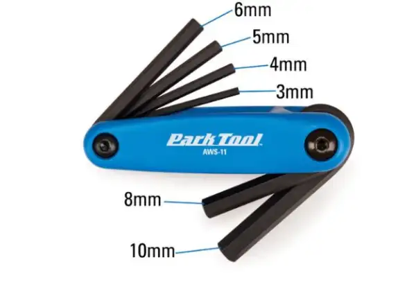 Park Tool AWS-11 zestaw kluczy w nożu 6 sztuk