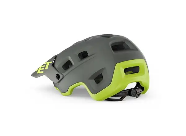 MET Terranova kask Gray/Lime Matt