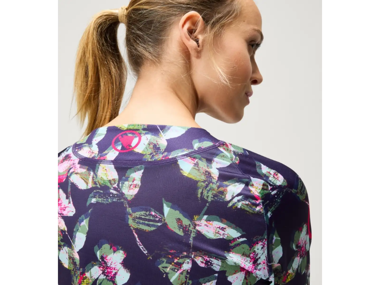 Endura LTD Floral damska koszulka z długim rękawem Bramble