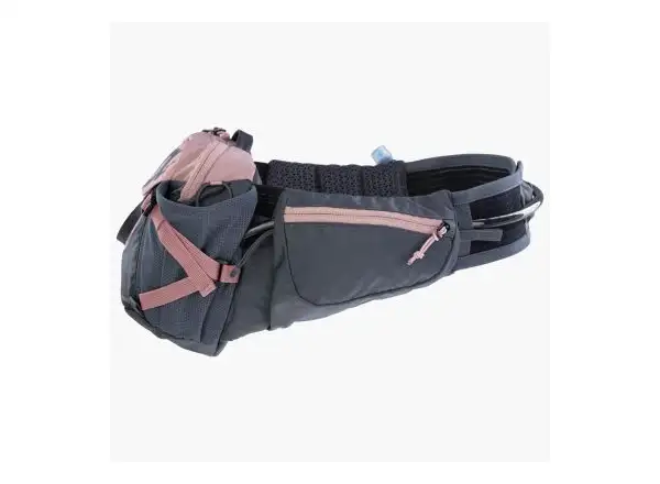Evoc Hip Pack Pro 3 l nerka Dusty Pink/Carbon Grey + bukłak 1,5 l