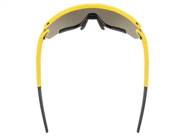 Uvex Sportstyle 236 okulary rowerowe Set Sunbee Black Mat/Mirror Silver+Clear