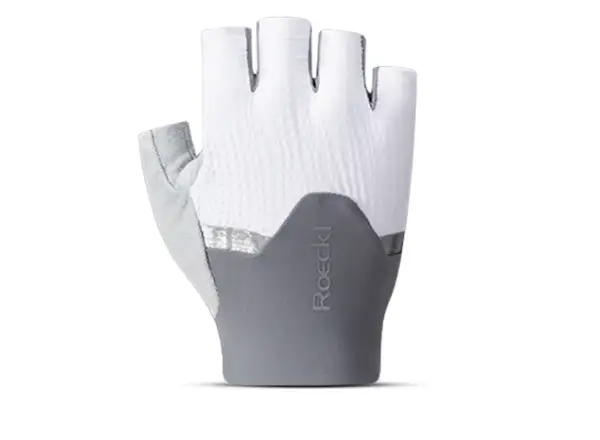 Roeckl Imatra 2 rękawiczki rowerowe Sharkskin/White