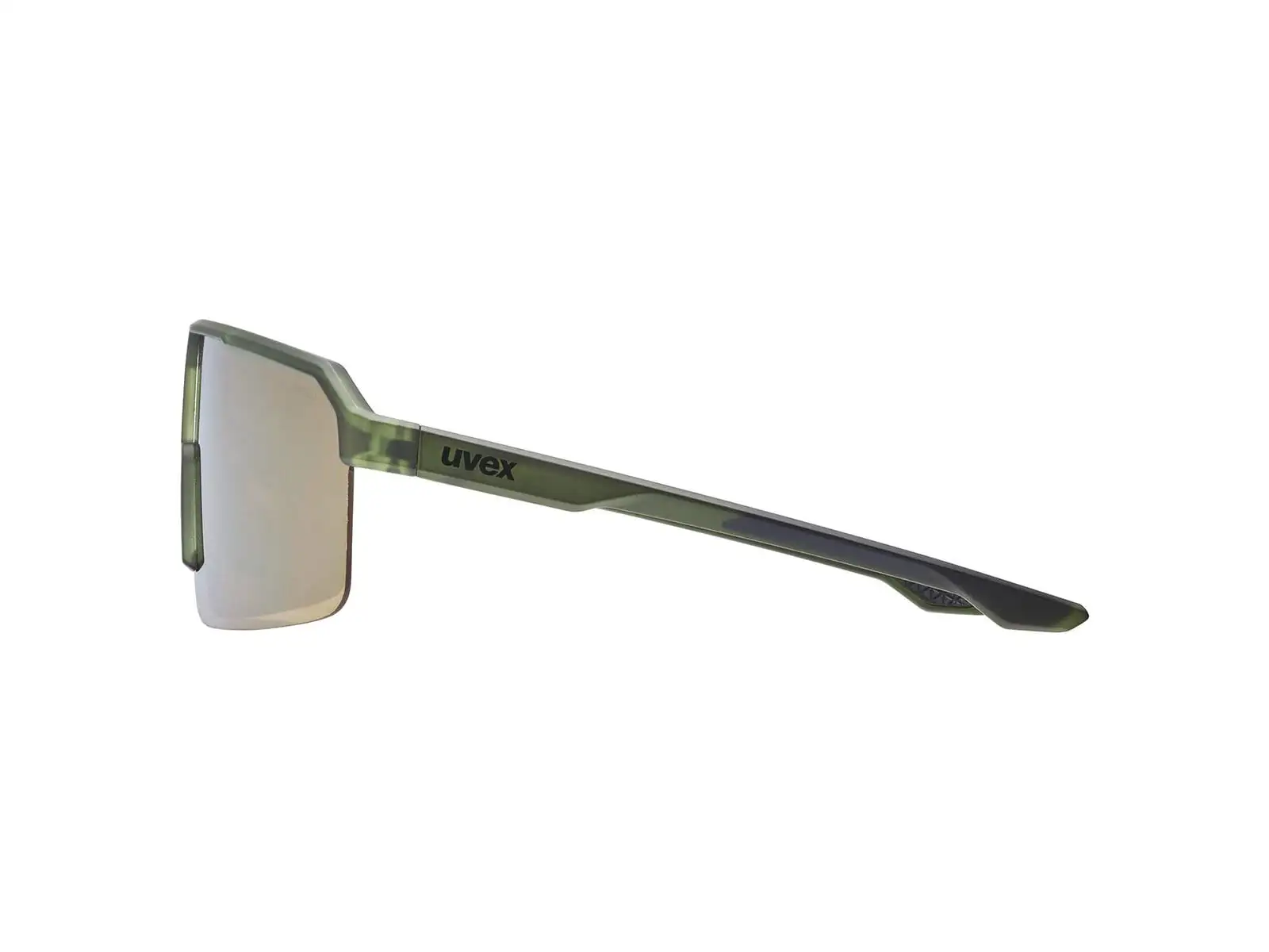 Uvex Ramp okulary przeciwsłoneczne Olive Matt/Mirror Gold