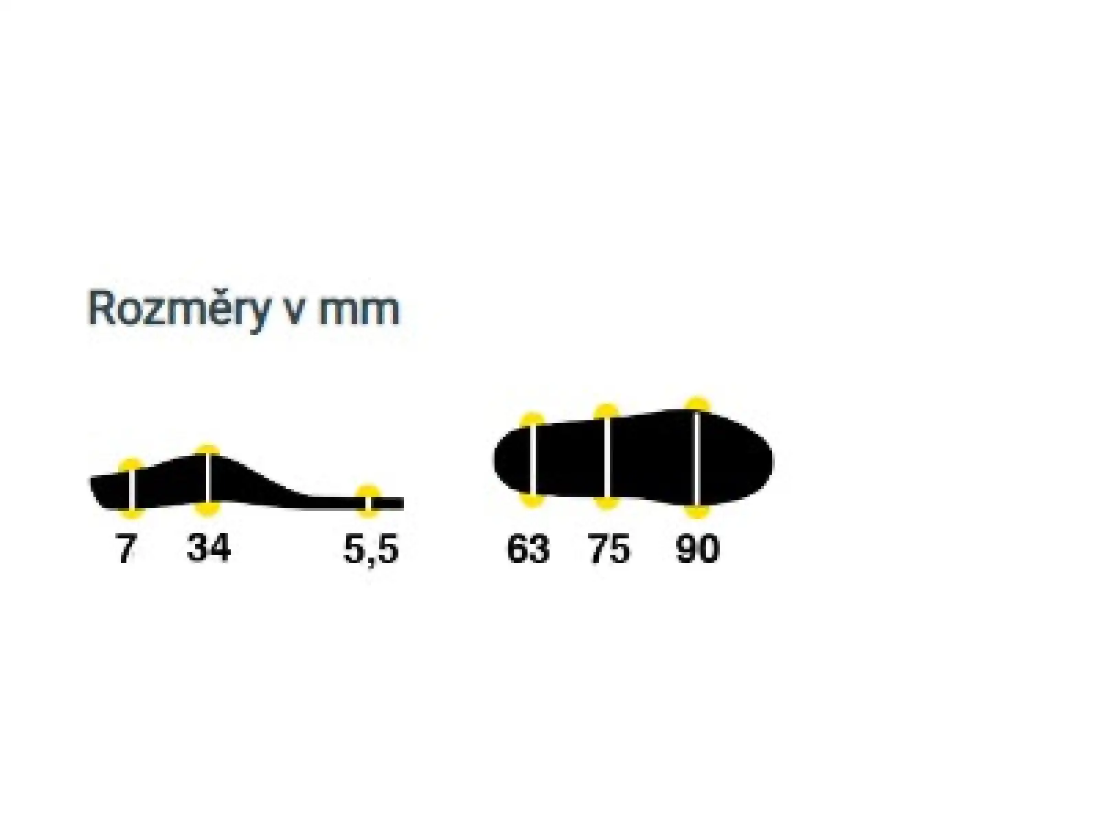 Sidas 3feet Merino Mid Arch wkładki do butów średnie podbicie 1 para